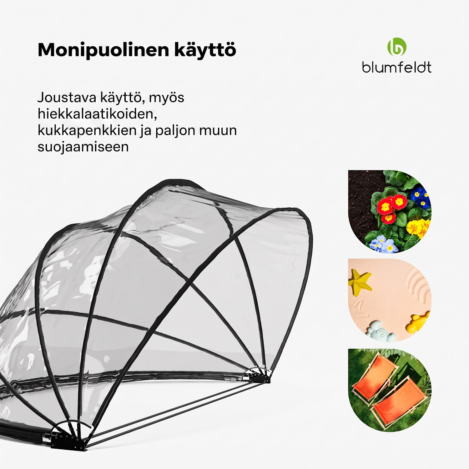 ArmadilloShade allaskatos | Pyöreä | Lasikuitu | UV-suoja | Läpinäkyvä 559 cm