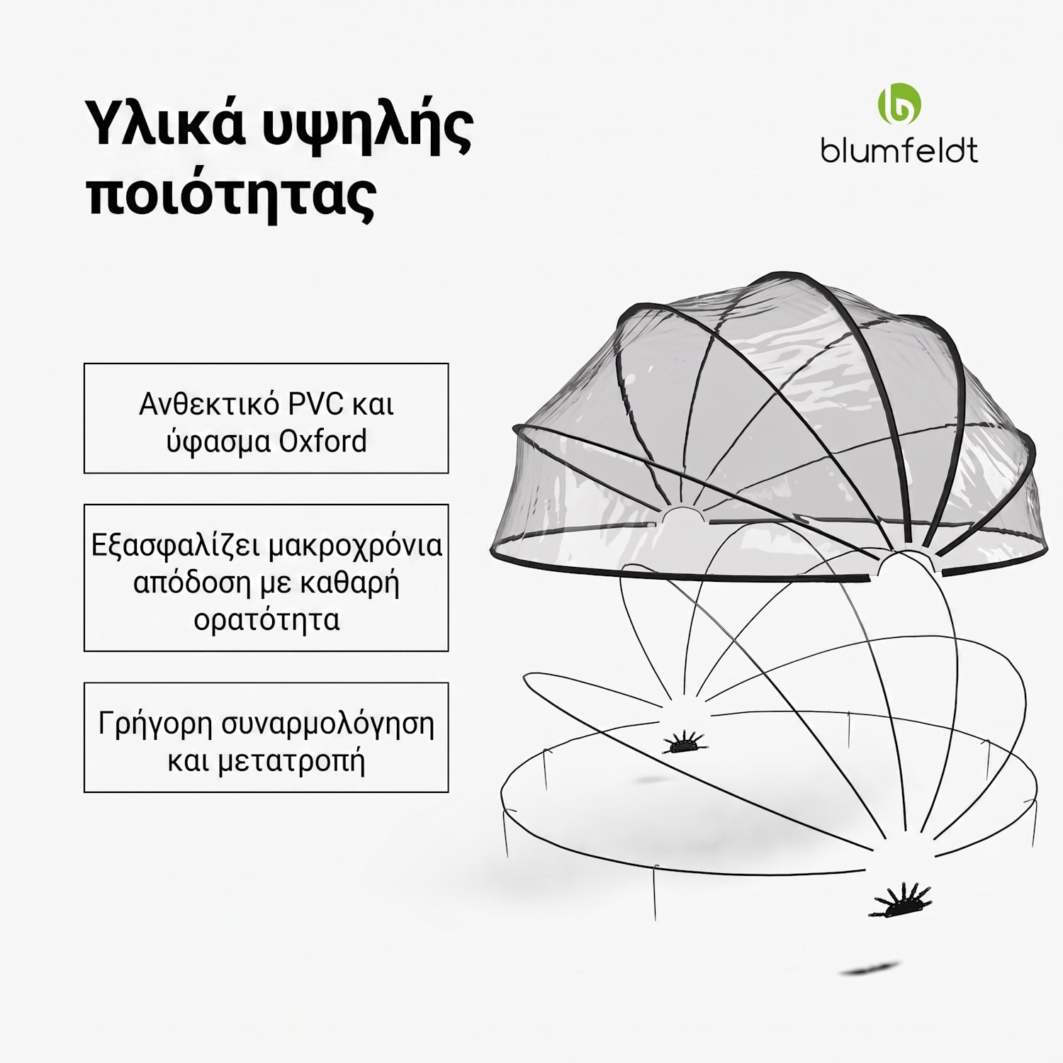ArmadilloShade Κιόσκι Πισίνας | Στρογγυλό 559 εκ