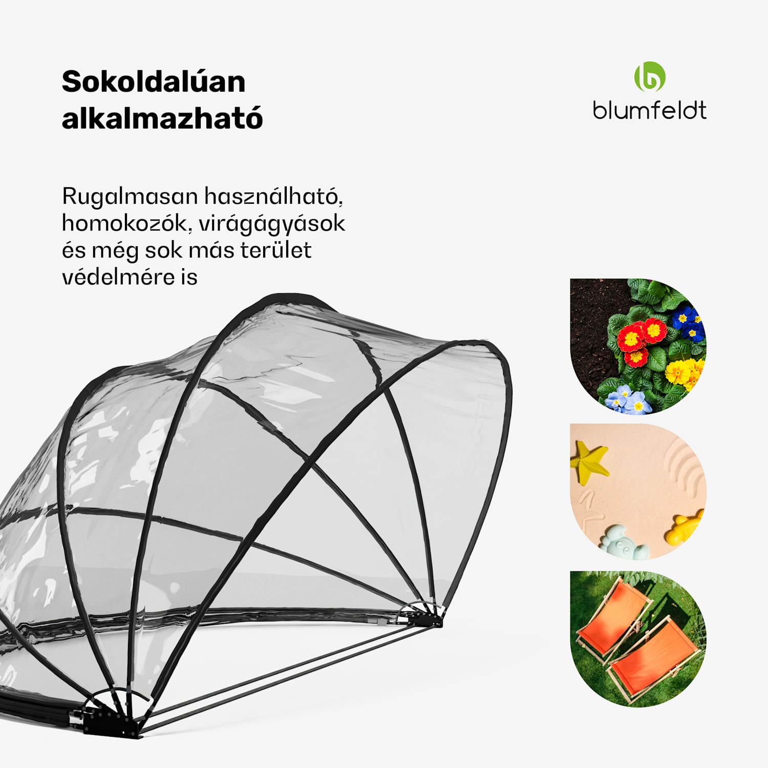 ArmadilloShade medence pavilon, Kerek, Üvegszálas, UV védelem, Átlátszó 559 cm