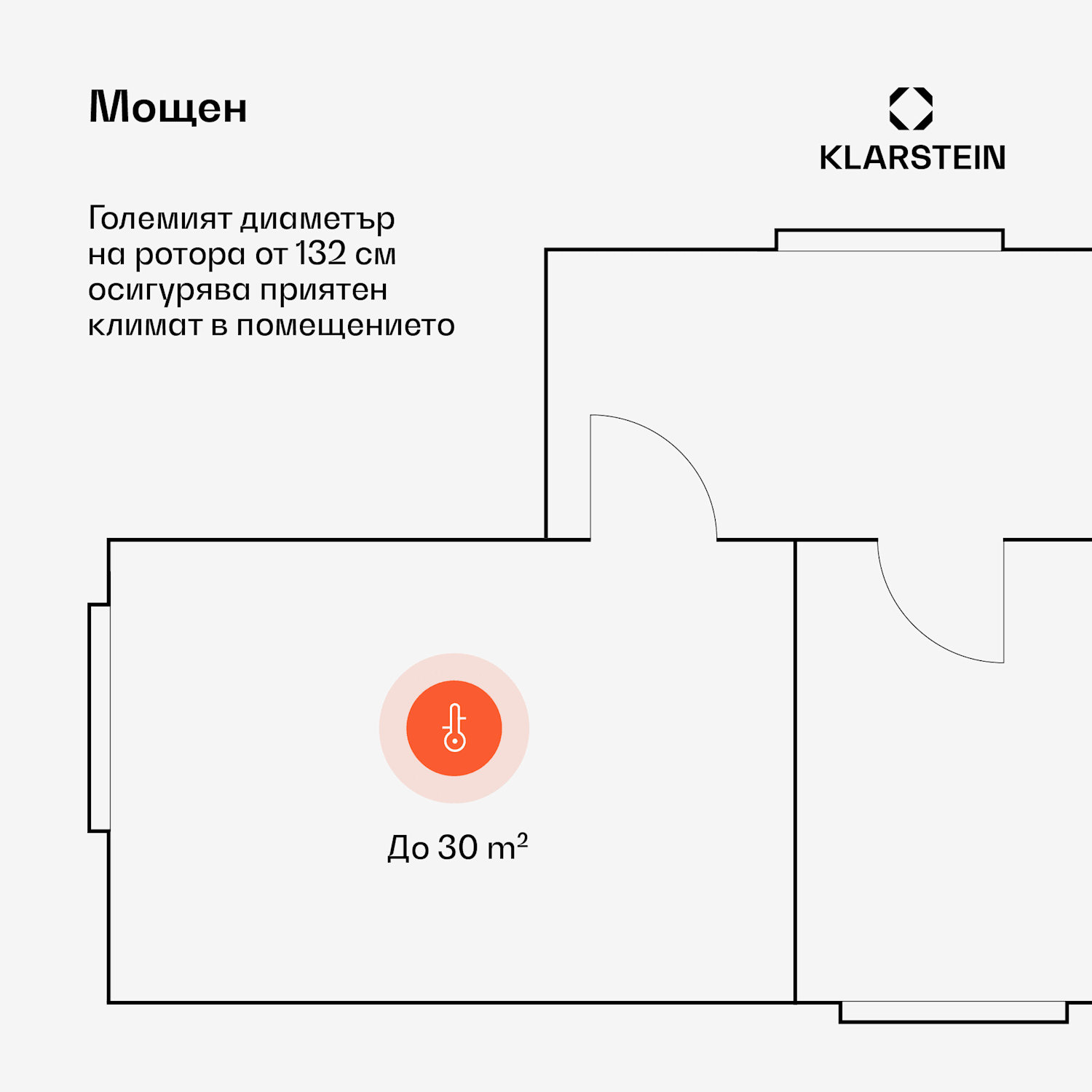 Santa Elena Smart 52" таванен вентилатор, 10260 м³/ч, 6 степени на скоростта, дистанционно управление, Smart 132 cm (стаи 13–25 m²) | WIFI + Дистанционно управление | Бял