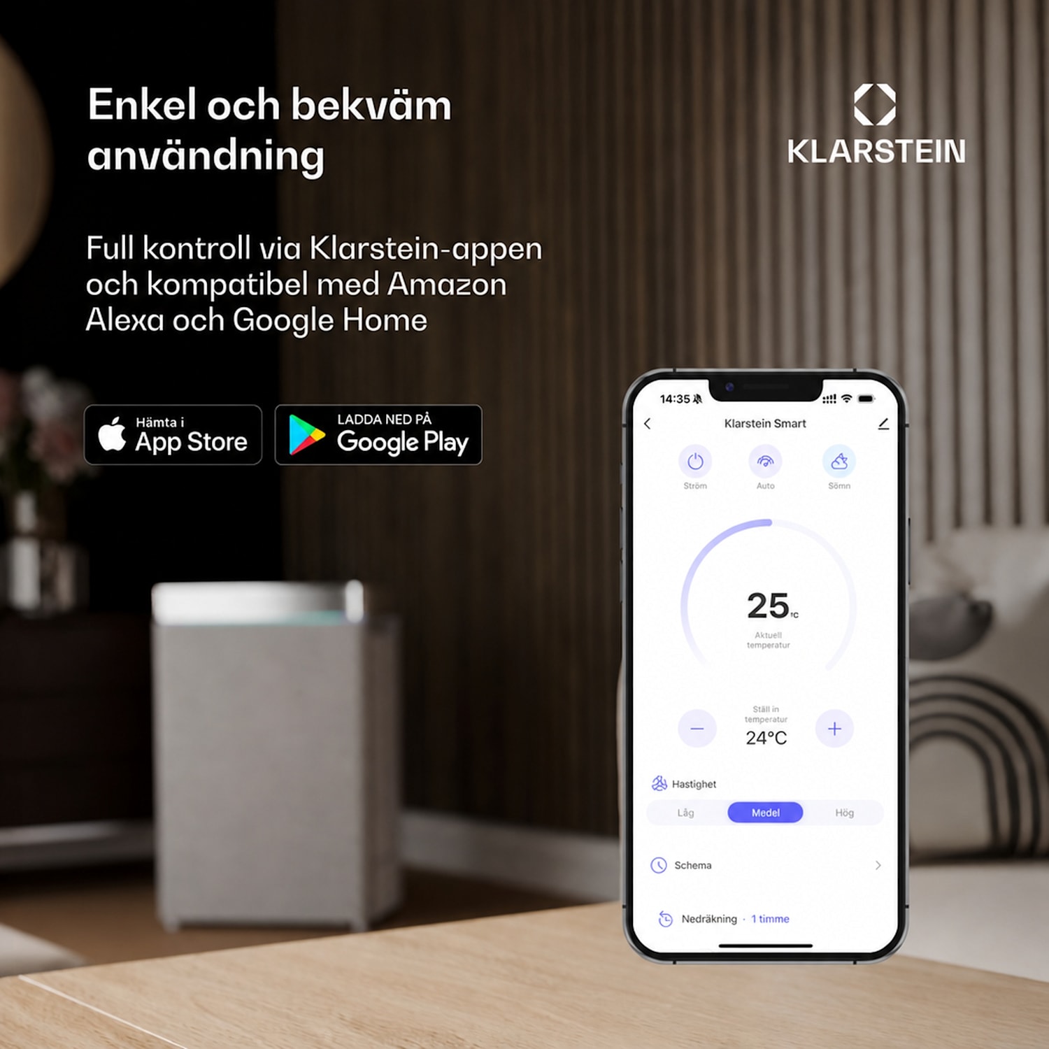 Santa Elena Smart takfläkt 52 | 10 260 m³/h | 6 hastigheter | Fjärrkontroll | Smart 132 cm (rum 13–25 m²) | WIFI + Fjärrkontroll | Vit