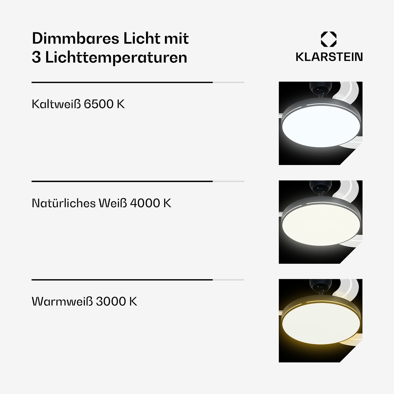 AirFold | Ventilateur de plafond intelligent | Pales rétractables | Lumière LED à intensité variable | Connecté 107 cm (pièces 9-13 m²) | WIFI + Télécommande | Noir
