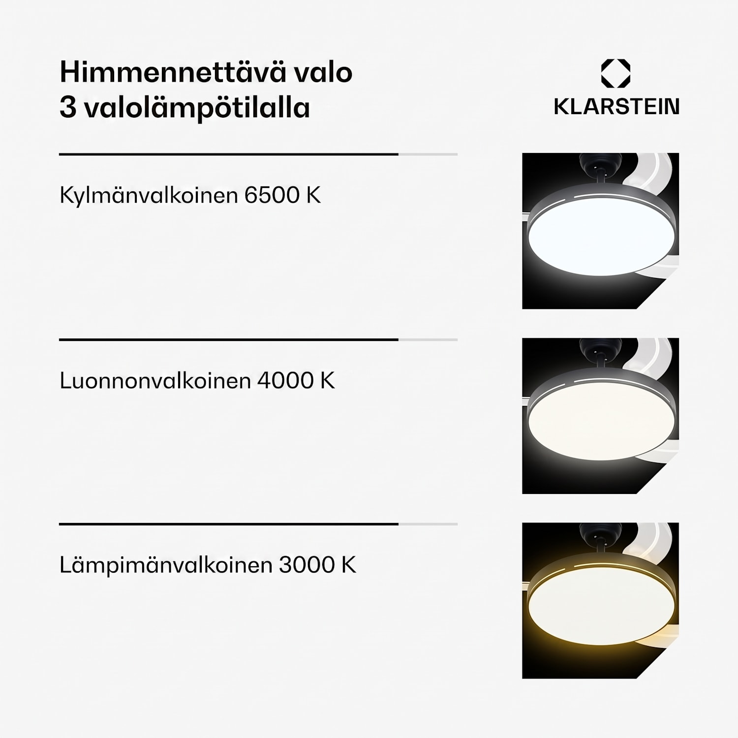 AirFold | Älykäs kattotuuletin | Taitettavat siivet | Himmeä LED-valo | Smart 107cm (huoneet 9-13m²) | WIFI + kaukosäädin | Musta