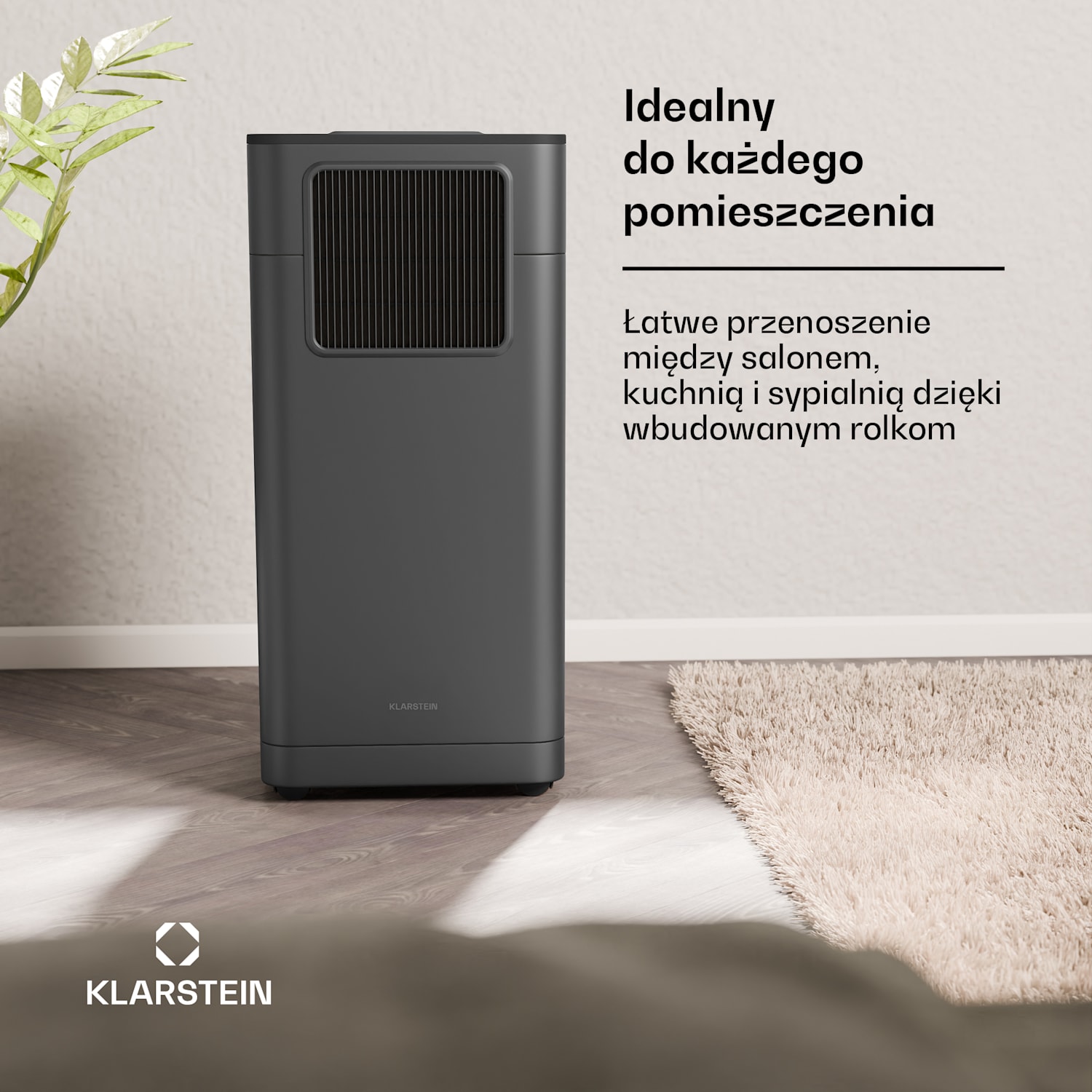 Breeze Box 9K Smart PAC klimatyzator przenośny, 3 w 1, inteligentne sterowanie, do 32 m², 24-godzinny timer 