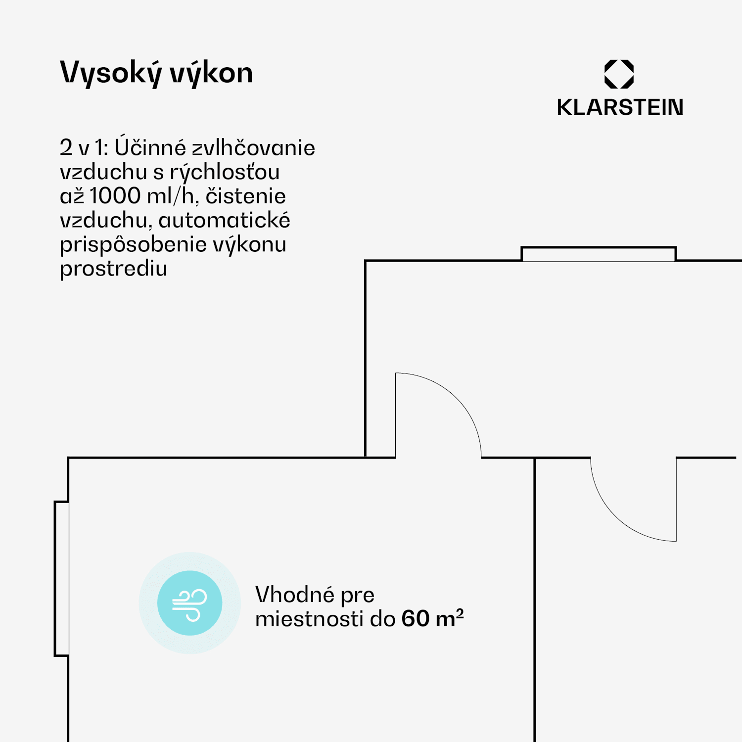 AireLux čistička vzduchu, S funkciou odvlhčovania, 400m³/h CADR, Wi-Fi 