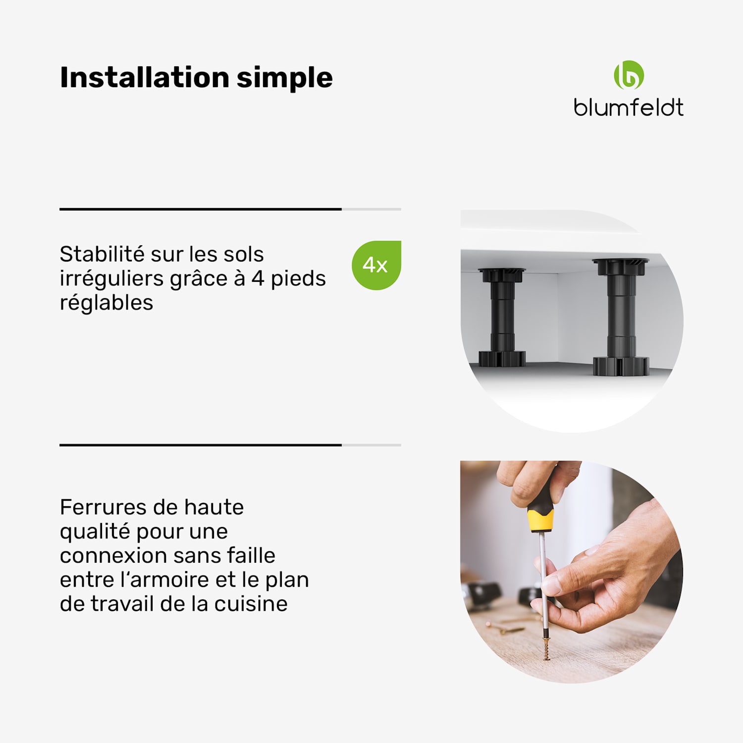 WoodVista opbergkast | stabiel mdf-blad | duurzame materialen | eenvoudige montage Kast voor inbouwoven | Wit / Eik