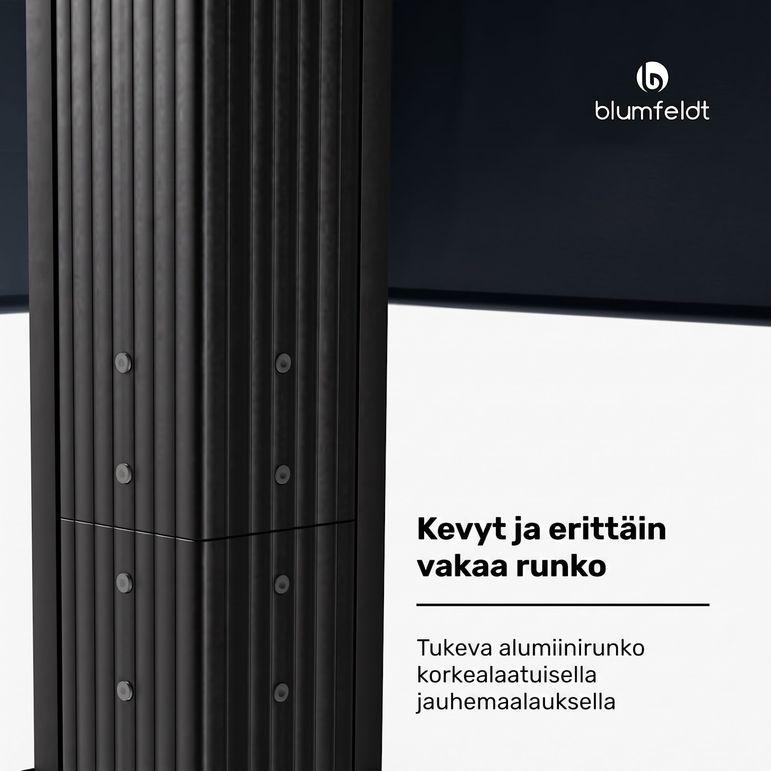 Pantheon Cortina huvimaja 3 x 3 m | säänkestävä | alumiini | jauhemaalattu | rullaverhot 3 x 3 m | Antrasiitti / musta