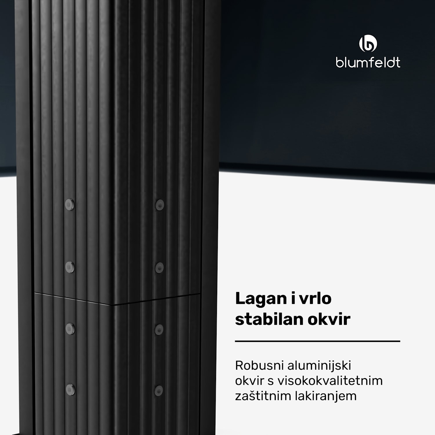 Pantheon Cortina sjenica 3x3 m, otporna na vremenske uvjete, aluminij, zaštitno lakiranje, rolo zavjese 3 x 3 m | Antracit / crna