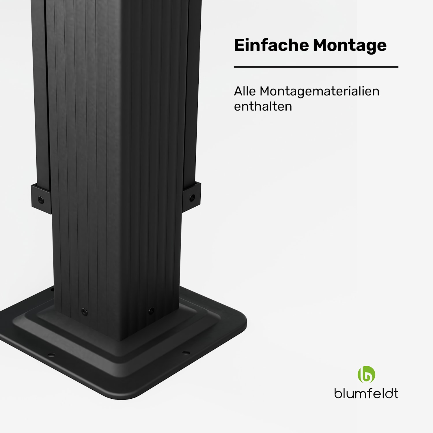 Pantheon Cortina Pavillon 3x3m | wetterbeständig | Aluminium | pulverbeschichtet | Rollläden 3 x 3 m | Anthrazit / Beige