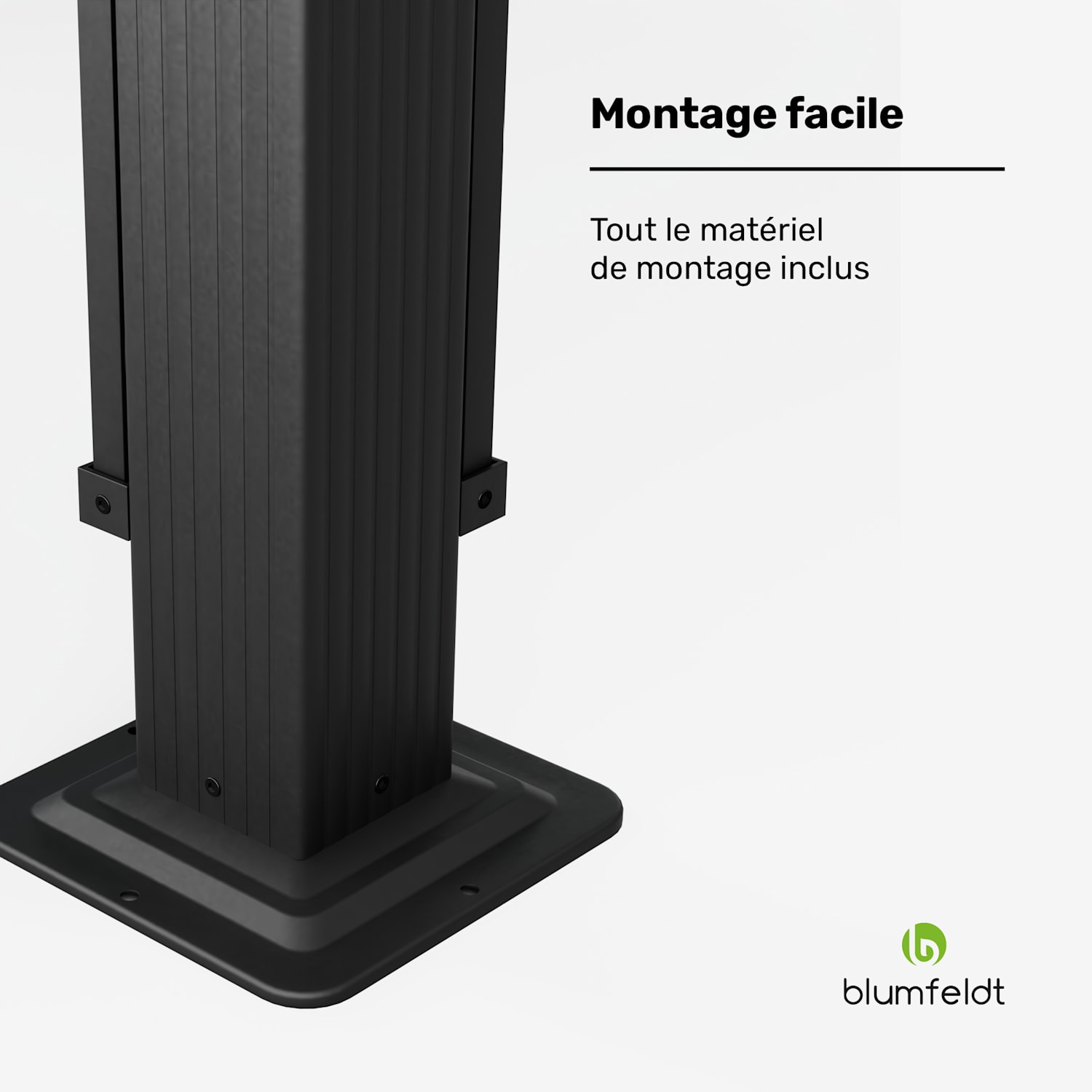 Pantheon Cortina Pavillon 3x3 m | résistant aux intempéries | aluminium | thermolaqué | volets roulants 3 x 3 m | Anthracite / Beige