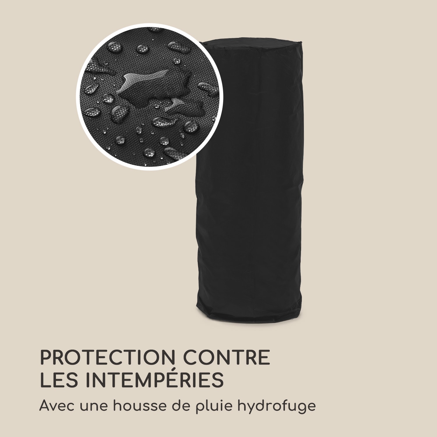 Cheminée à l'éthanol Fiamme Circulo brûleur en acier inoxydable 1,2 litre 4-5 h de combustion Noir
