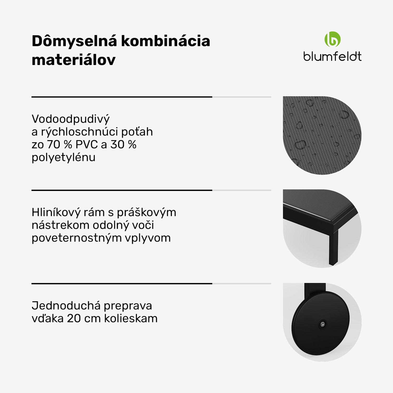 Lucca Lounge ležadlo, nosnosť 120 kg, 5-stupňové, vodoodpudivé Tmavo šedá