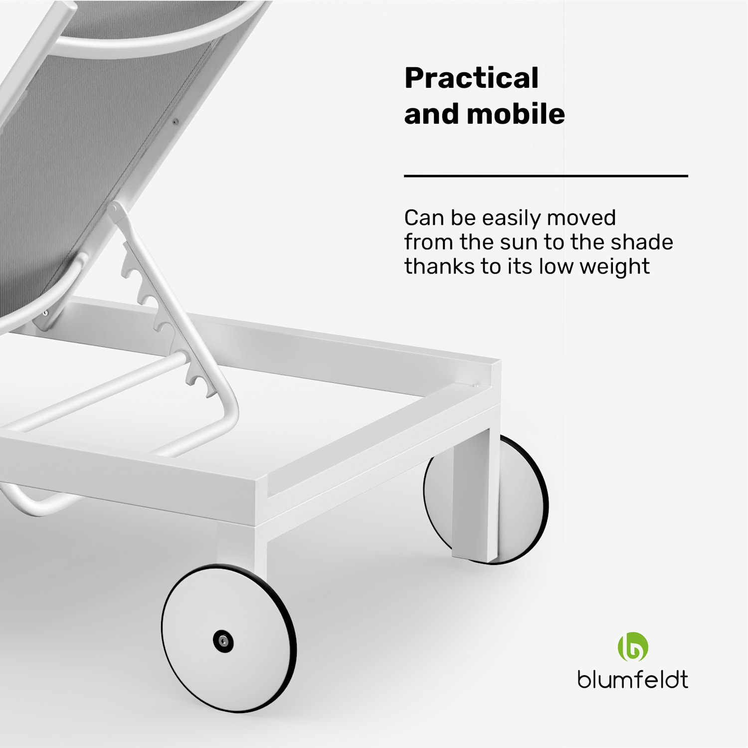  Lucca Lounge recliner | 120 kg load capacity | 5 levels | water-repellent Grey