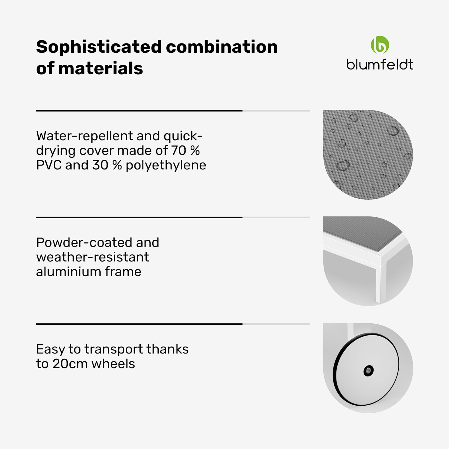  Lucca Lounge recliner | 120 kg load capacity | 5 levels | water-repellent Grey