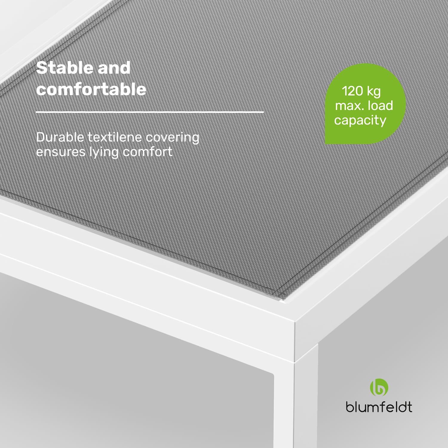  Lucca Lounge recliner | 120 kg load capacity | 5 levels | water-repellent Grey