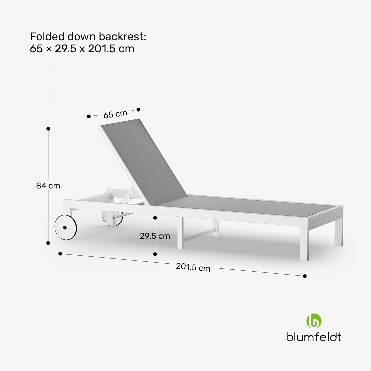  Lucca Lounge recliner | 120 kg load capacity | 5 levels | water-repellent Grey