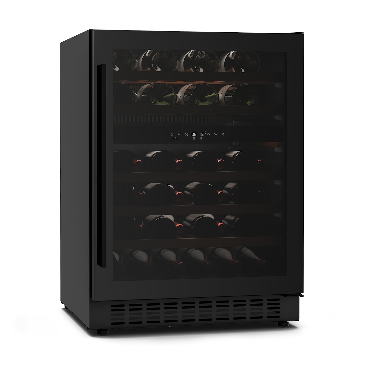 Velaire pult alatti borhűtő, modern, elegáns, UV-védelem, Kétzónás, 46 palack 46 palack