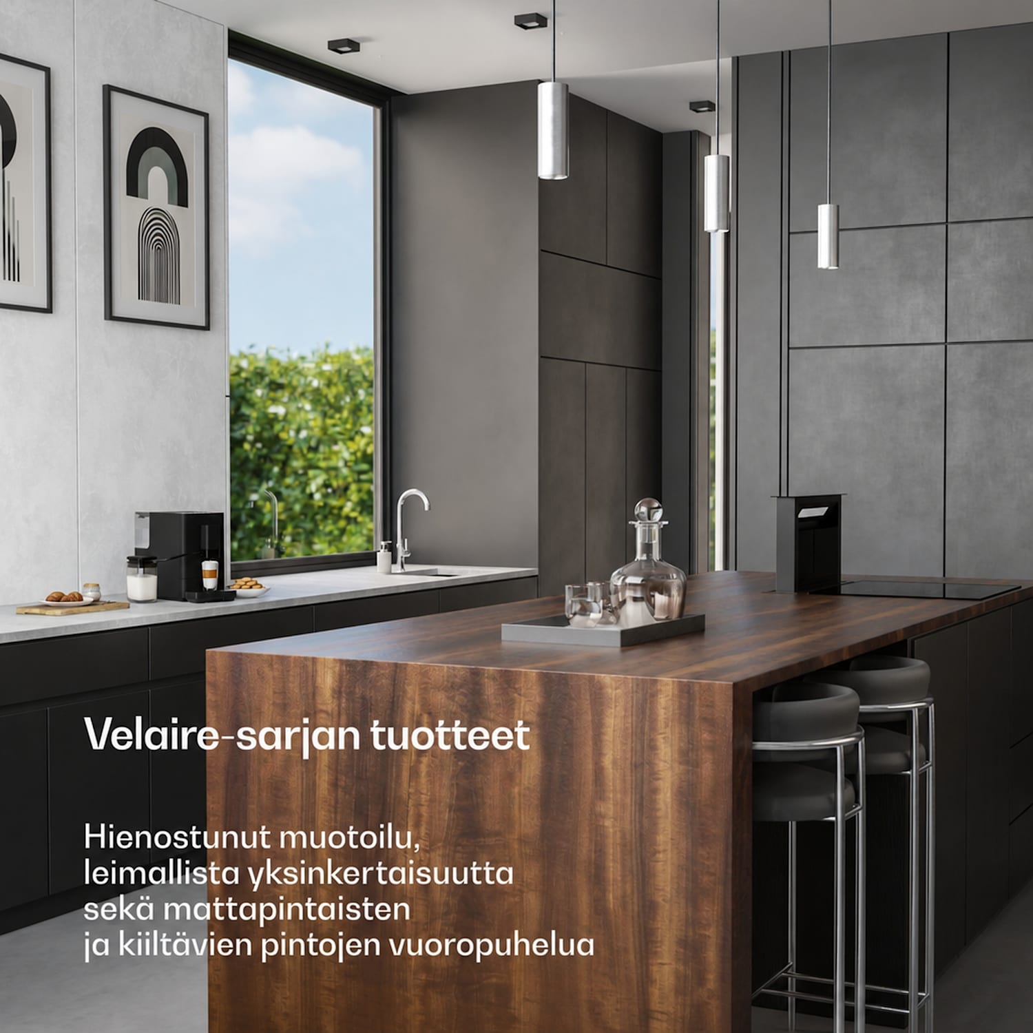 Velaire täysautomaattinen kahvikone maitokannulla | Tehokas | 1350 W | 20 bar 