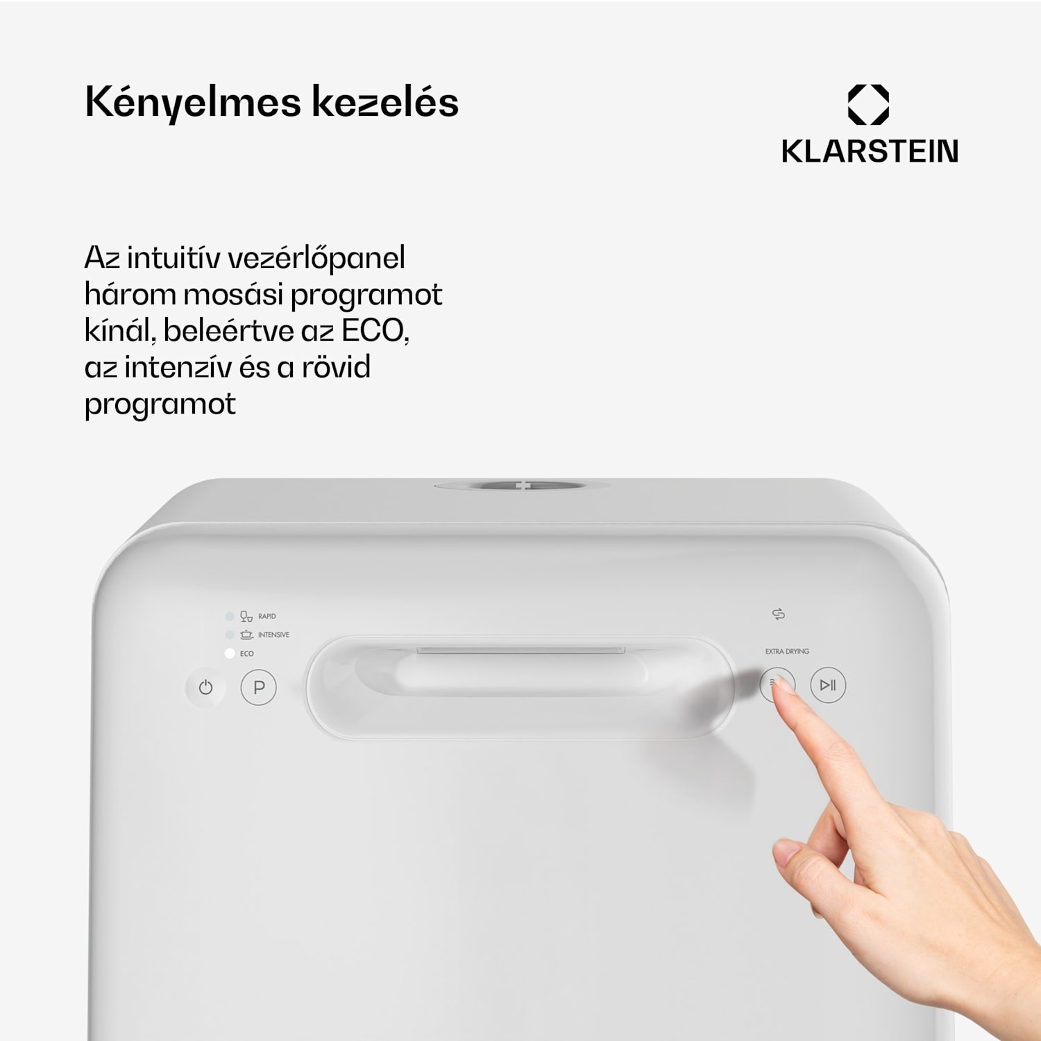 Aquatica asztali mosogatógép | 42 cm | 3 program | 2 tányérkészlet 