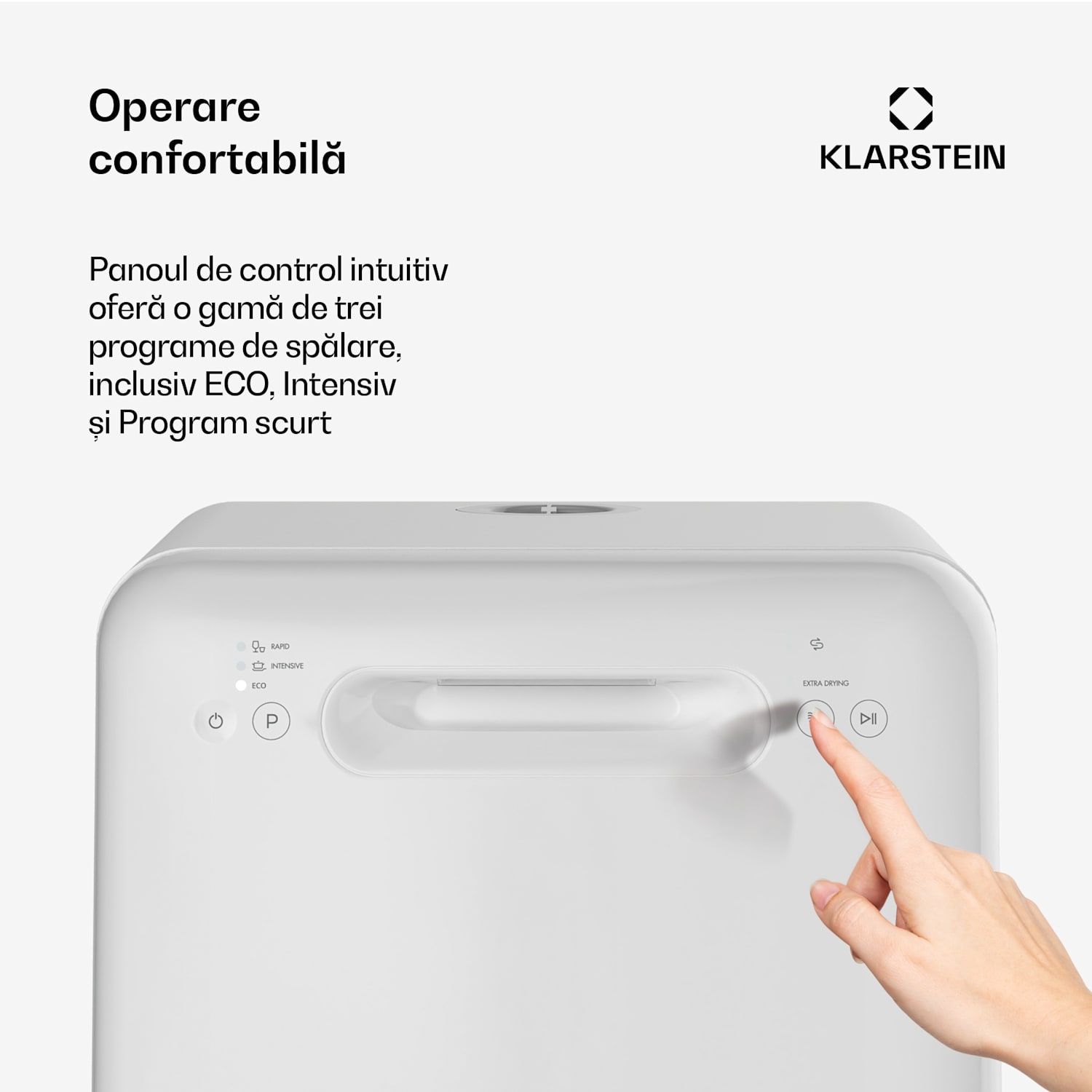 Mașină de spălat vase de masă Aquatica | 42 cm | 3 programe | 2 seturi de vase 