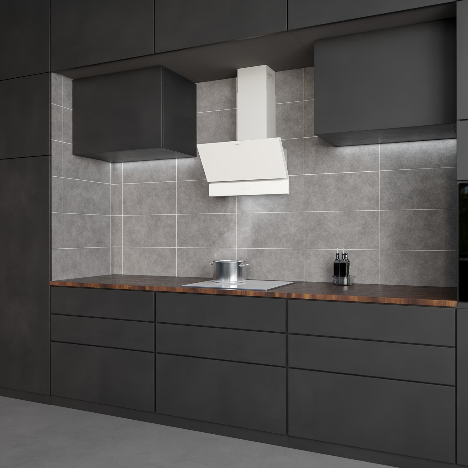 Okap kuchenny Velaire, Elegancki, minimalistyczny, wydajny, Klasa energetyczna A++, 820 m³/h, 60 cm 60 cm | Biały