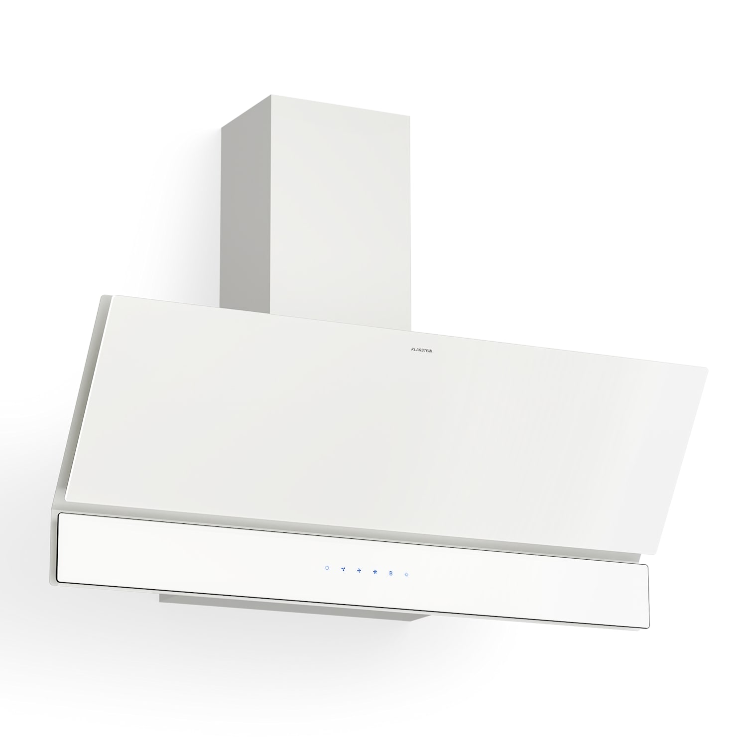 Velaire campana extractora | Elegante, minimalista, potente | Clase de energía A++ | 820 m³/h | 90 cm 90 cm | Blanco