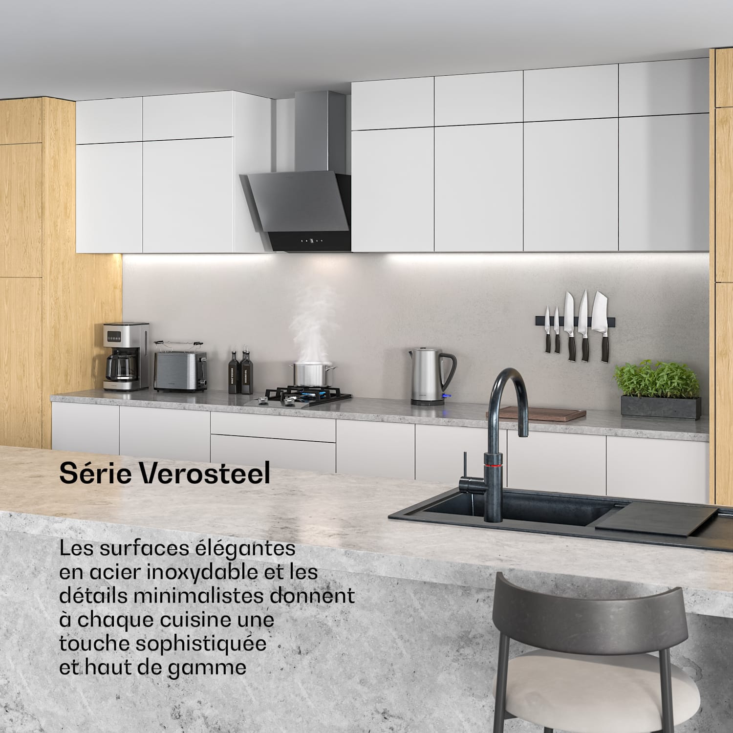 Verosteel toaster | 2-sneden broodrooster | 800 W | 7 bruiningsgraden | broodrekje 
