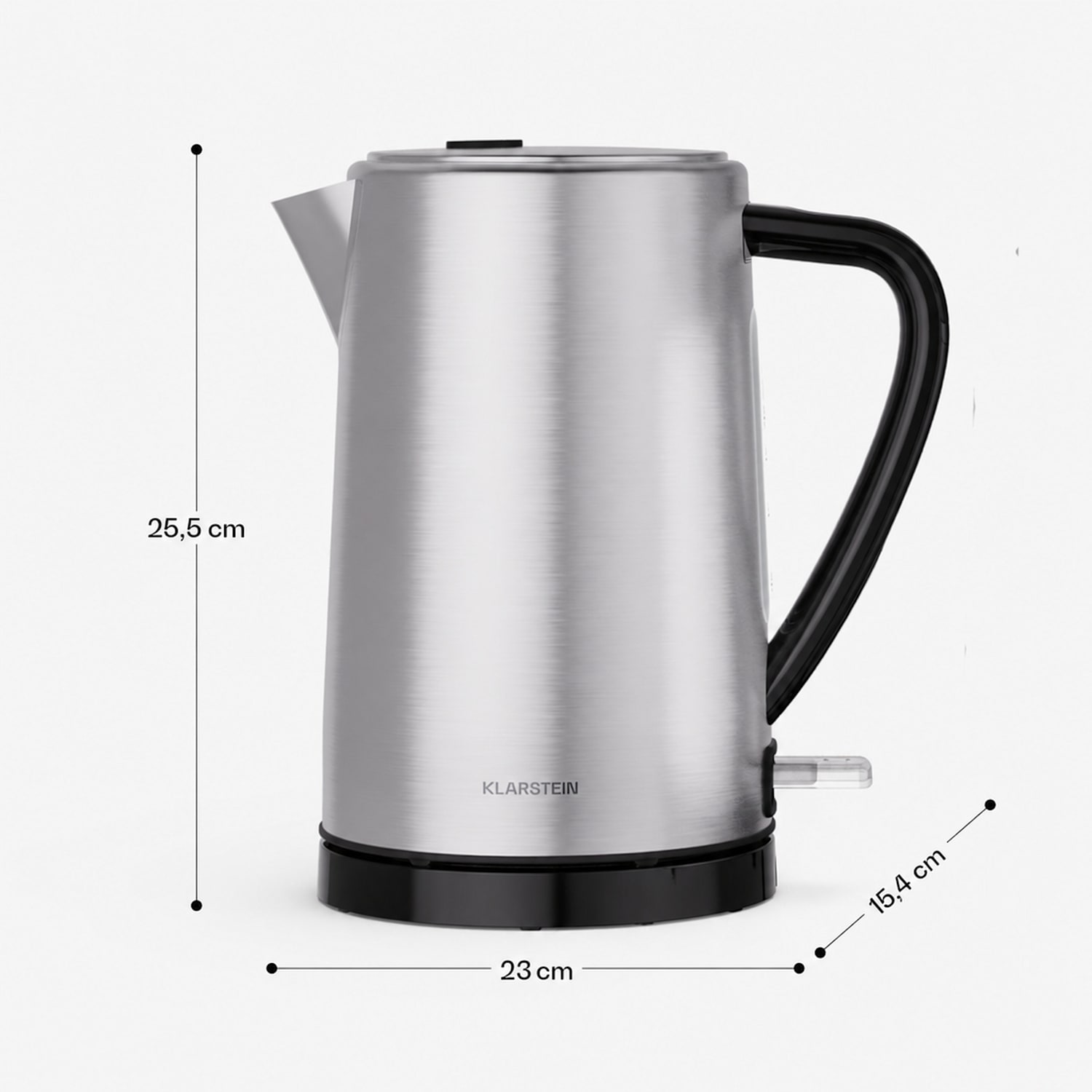 Verosteel Vattenkokare | 1,7 liter | 2200 W | 360° roterande bas | Modernt rostfritt stål-design 