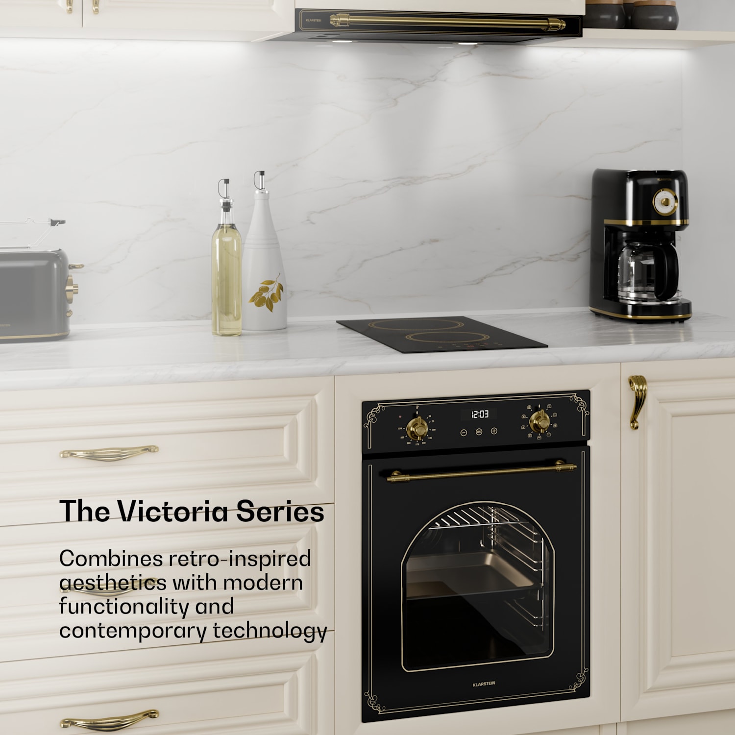 Victoria glazen keramische kookplaat | 2 zones | Elegant, tijdloos | 3000 W | 30 cm 30 cm