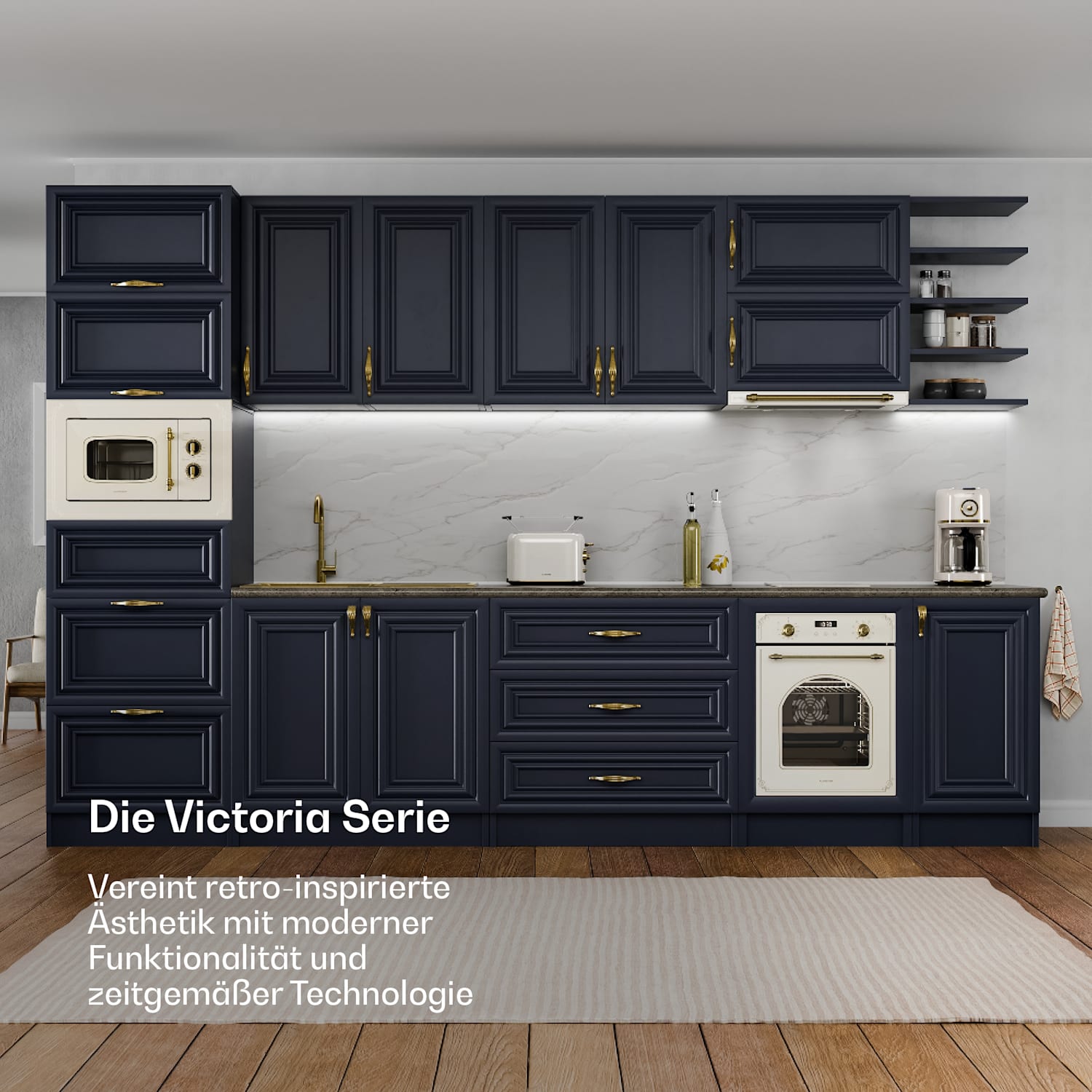 Victoria Toaster | 2-Schlitz-Toaster | 800 W | 7 Bräunungslevel | Brötchenaufsatz 