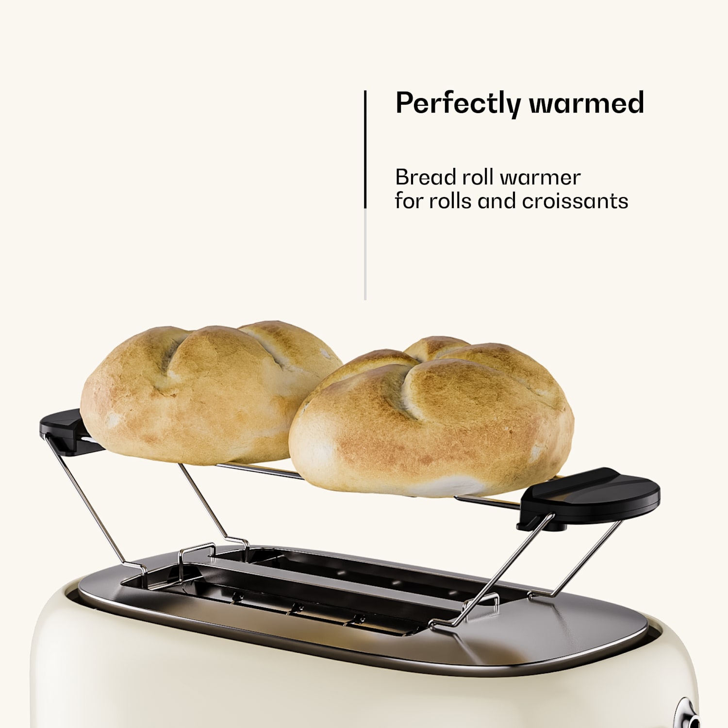 Victoria toaster | 2-slot toaster | 800 W | 7 browning levels | Bun rack 