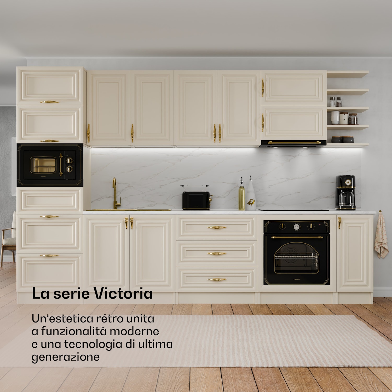 Victoria - Tostapane | 2 scomparti | 800 W | 7 livelli di doratura | Griglia per panini 