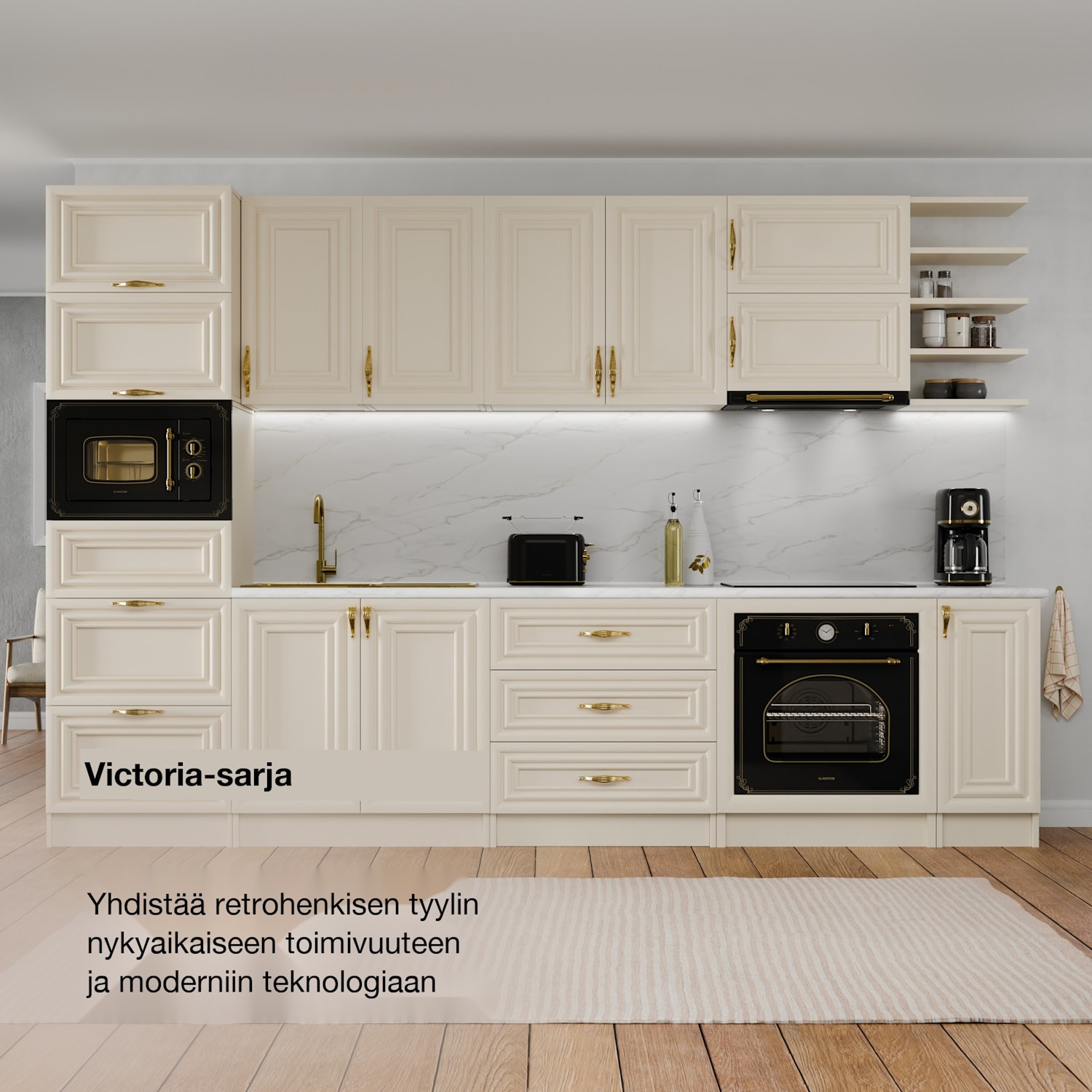 Victoria suodatinkahvinkeitin | 1,5 litraa | Lämpimänäpitotoiminto | 12 kuppia Musta
