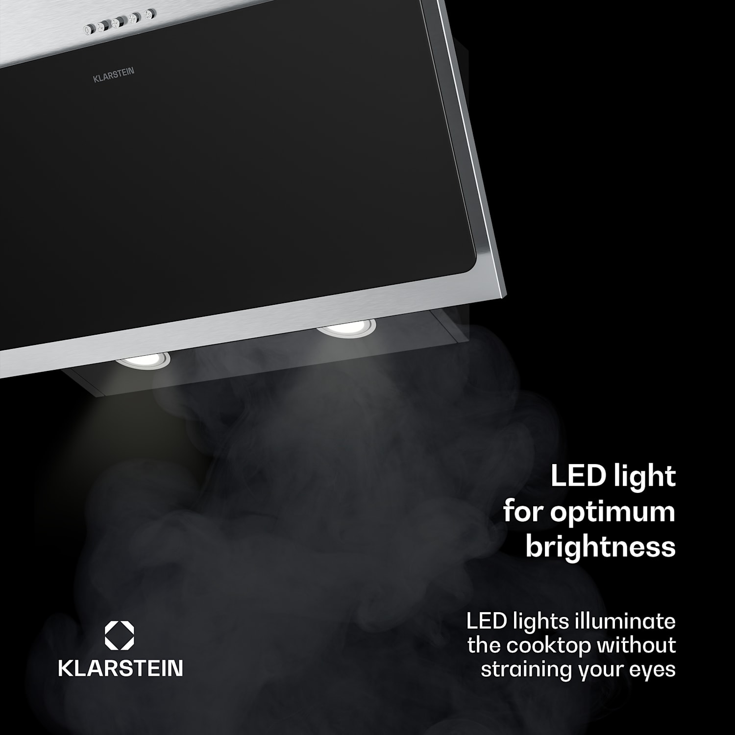 Exaustor sem cabeça Alessia | modo de exaustão e de recirculação de ar | aço inoxidável | 404 m³/h | 60 cm 60 cm | Aço Inoxidável