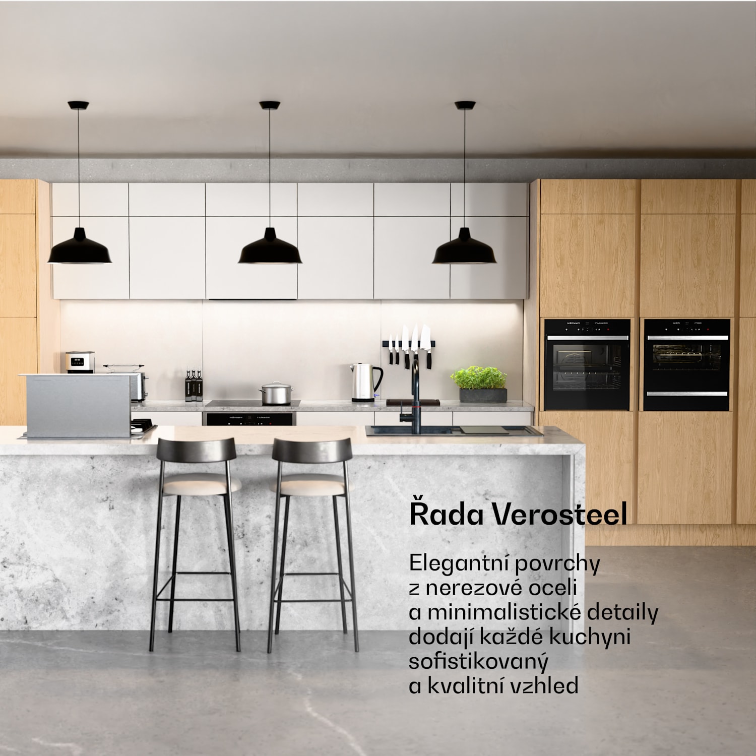 Volně stojící myčka nádobí Verosteel | Minimalistická, kompaktní, elegantní | EEC B | 45 cm 45 cm