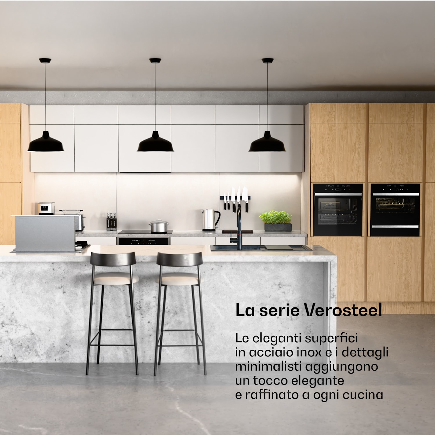 Verosteel - Lavastoviglie indipendente | Minimalista, compatta, elegante | Classe energetica B | 45 cm 45 cm