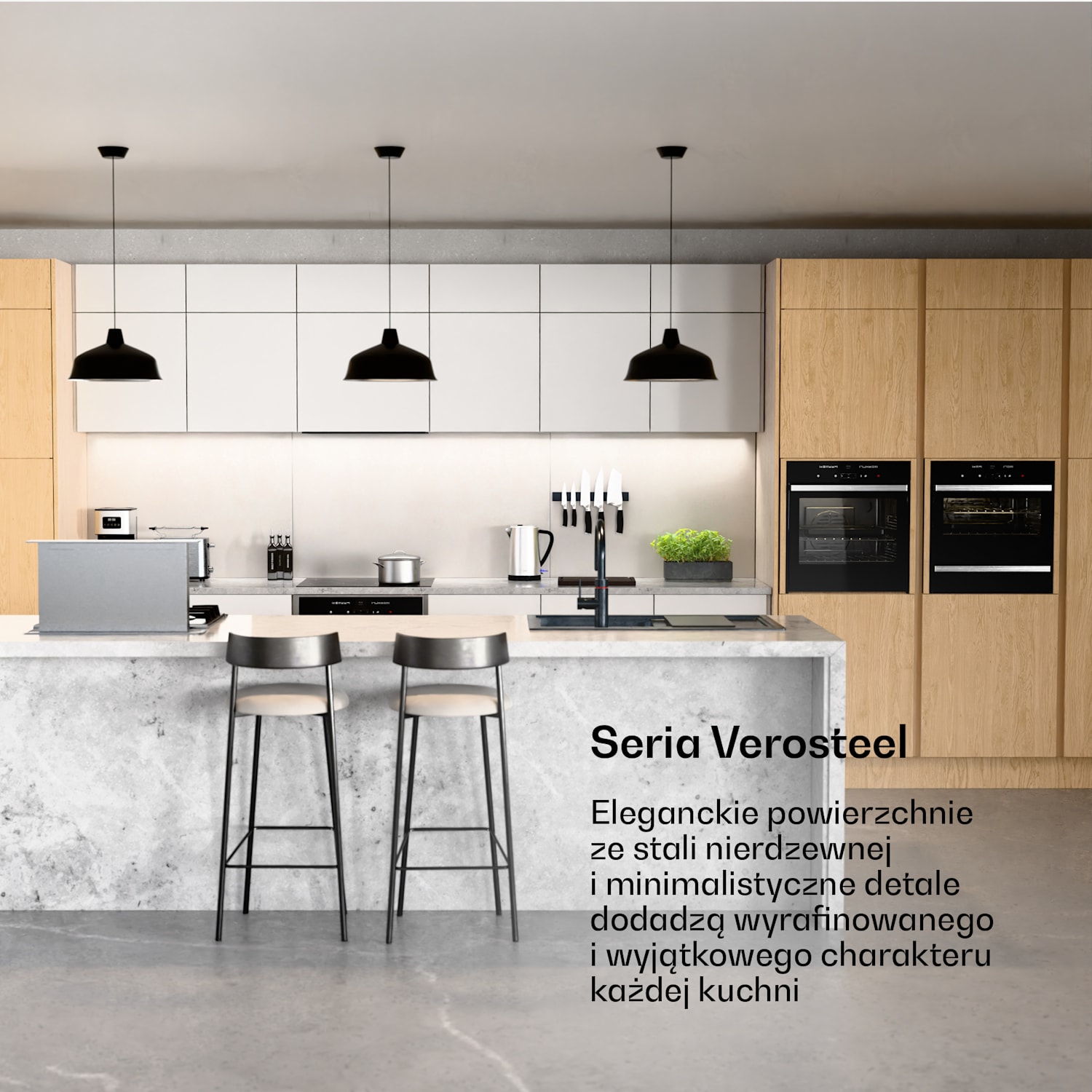 Zmywarka wolnostojąca Verosteel | Minimalistyczna, Kompaktowa, Elegancka | EEC B | 45 cm 45 cm