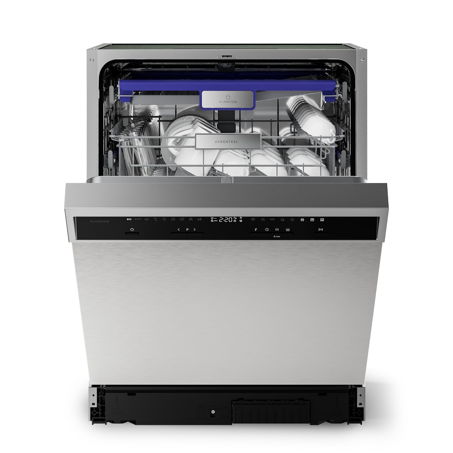 Verosteel vstavaná umývačka riadu | Minimalistická, efektívna, elegantná | EEC A | 60 cm 60 cm