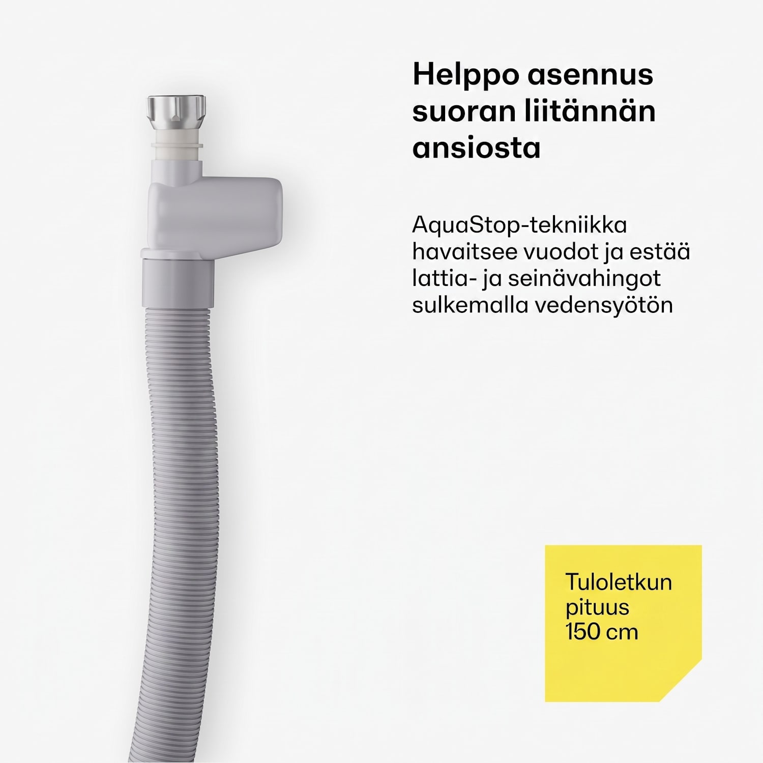 Velaire puoliksi integroitava astianpesukone | Minimalistinen, kompakti | Energialuokka B | 45 cm Osittain integroitu | 45 cm