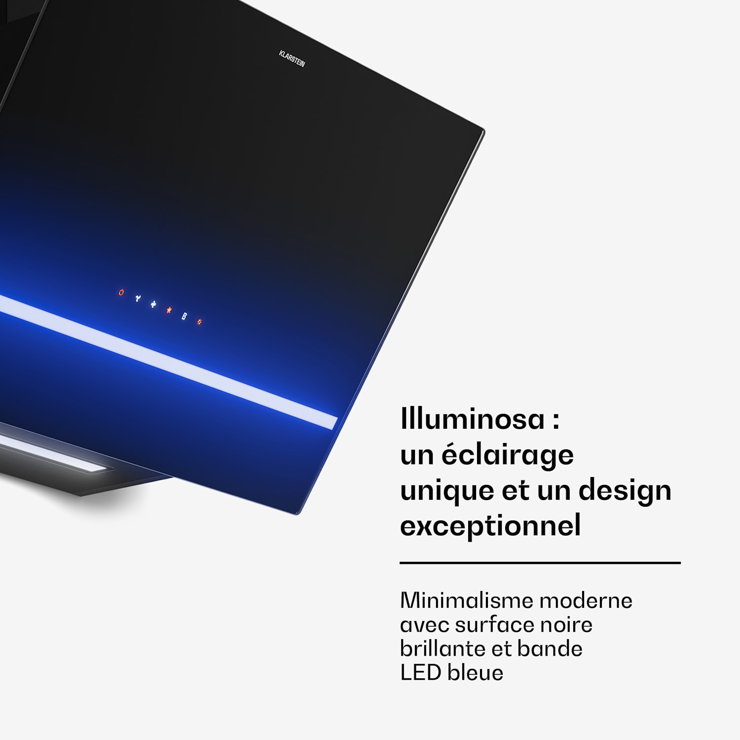 Illuminosa hoofdvrije afzuigkap | Afvoer- en recirculatiestand | Minimalistisch | 818 m³/h | 60 cm 60 cm