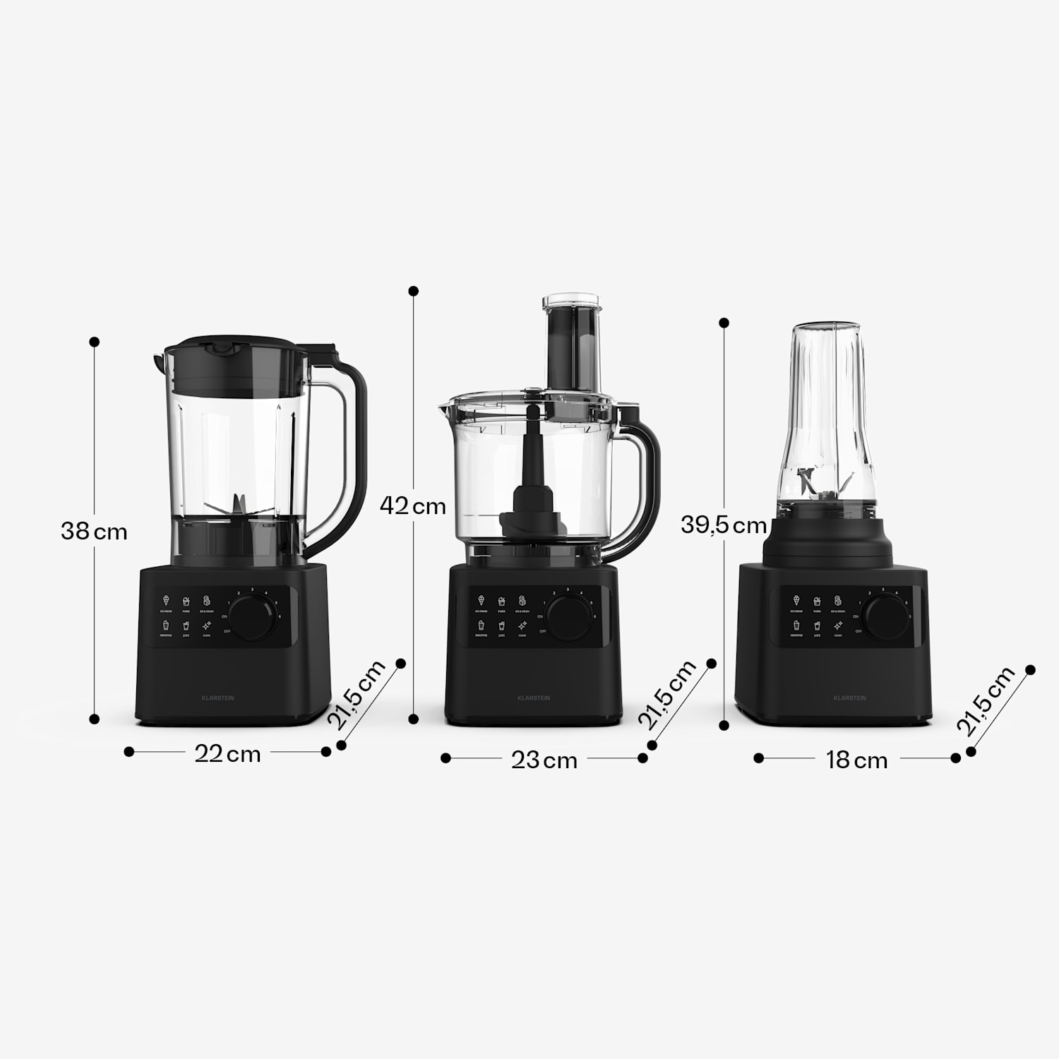 Velaire Küchenmaschine mit Mixer Kneten, Aufschlagen & Entsaften 1200W 2l Küchenmaschine/1,75l Mixer 