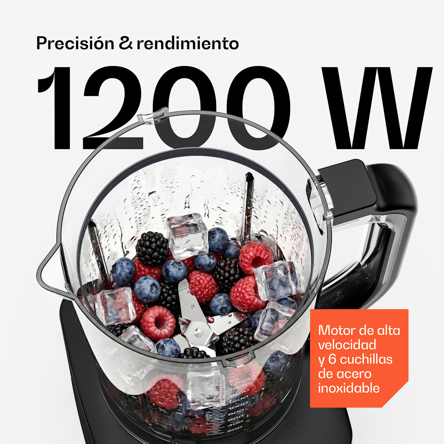 Robot de cocina Velaire con batidora Amasar, Batir & Exprimir 1200 W 2 l Robot de cocina/1,75 l Batidora 