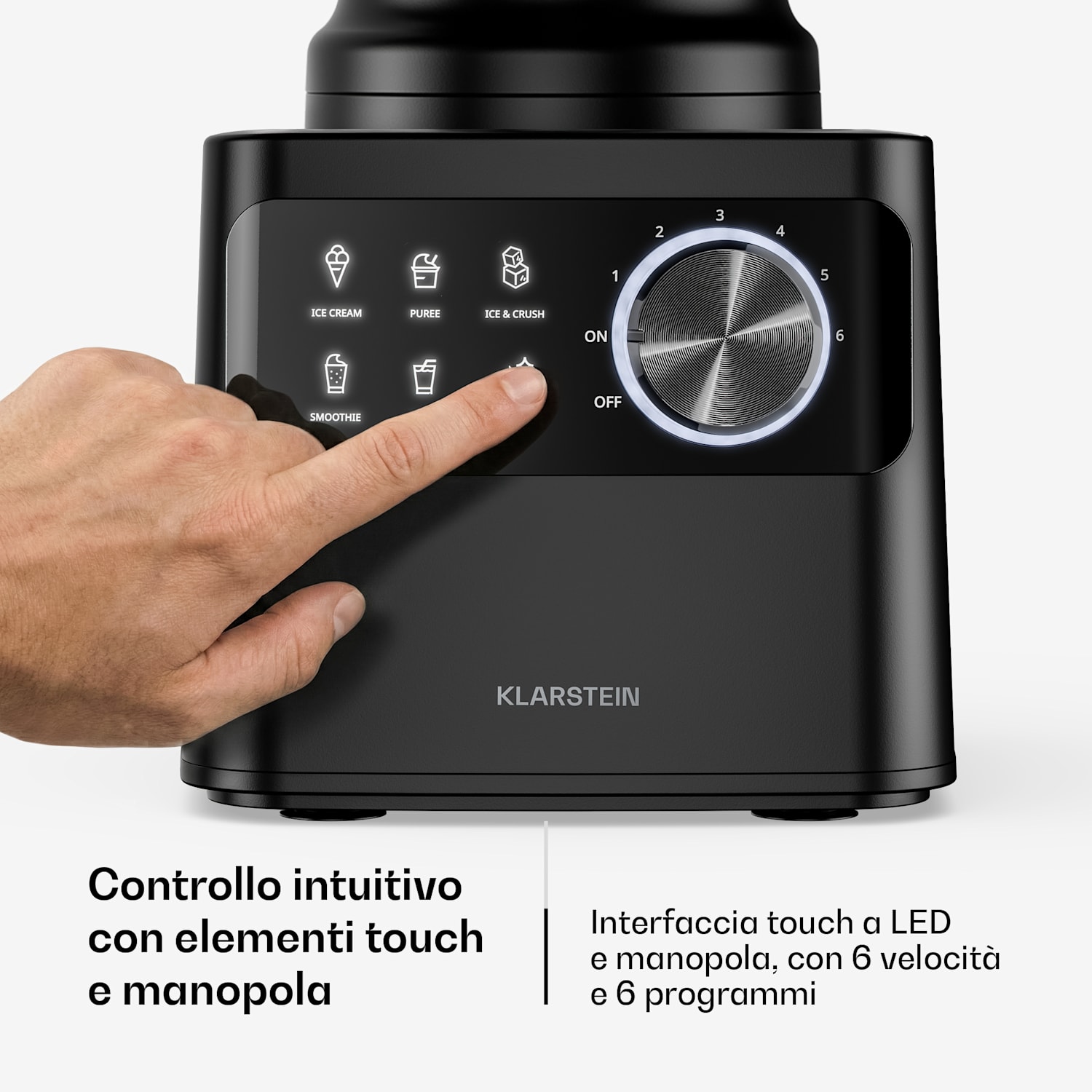 Velaire - Robot da cucina con frullatore, impastare, montare & spremere, 1200 W, robot da cucina da 2 l/frullatore da 1,75 l 