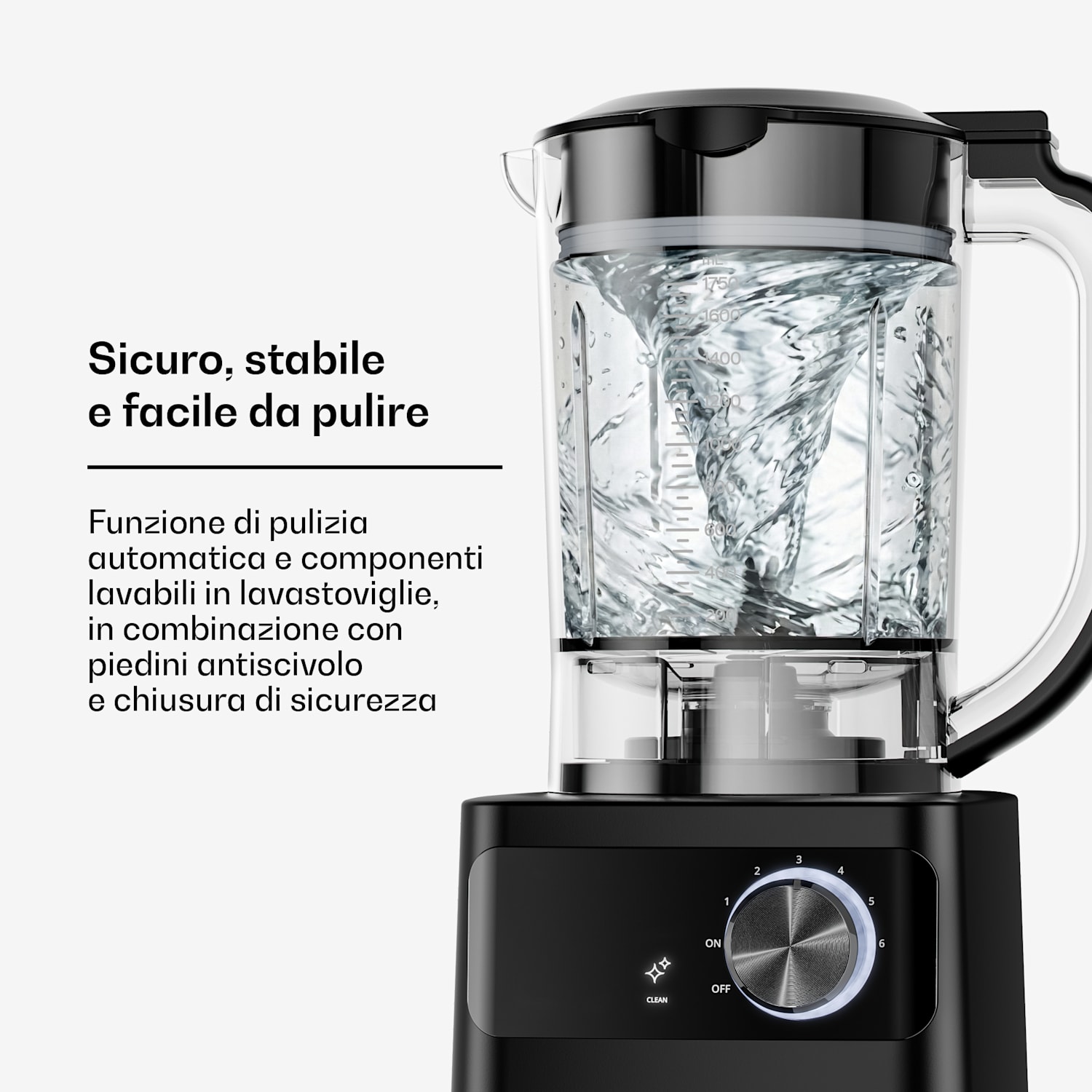 Velaire - Robot da cucina con frullatore, impastare, montare & spremere, 1200 W, robot da cucina da 2 l/frullatore da 1,75 l 