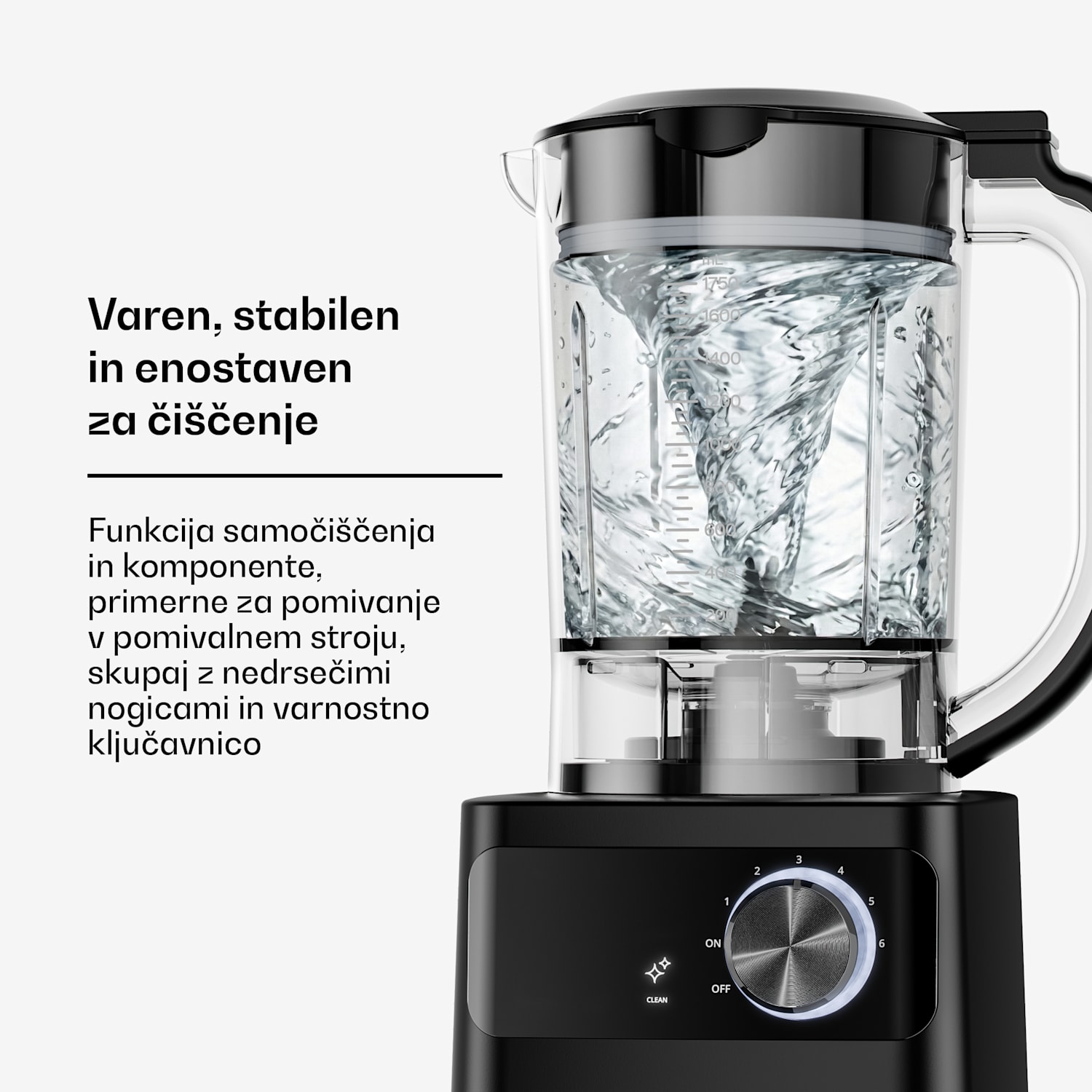 Velaire kuhinjski robot z mešalnikom za gnetenje, stepanje in sočenje 1200 W 2 l kuhinjski robot/mešalnik 1,75 l 