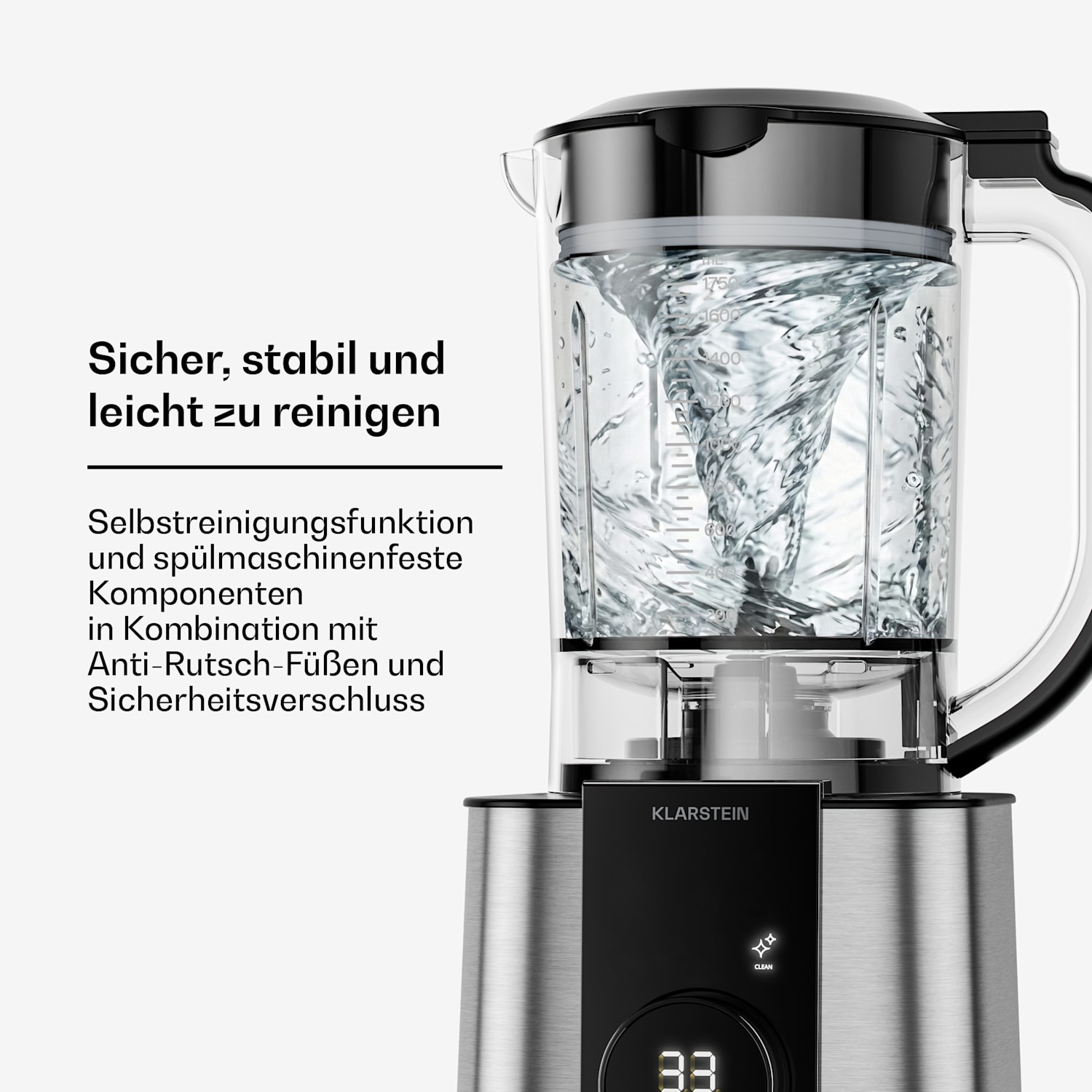 Verosteel Robot culinaire avec batteur | Pétrir, fouetter et extraire le jus | 1200 W | 2 L/1,75 L Argent