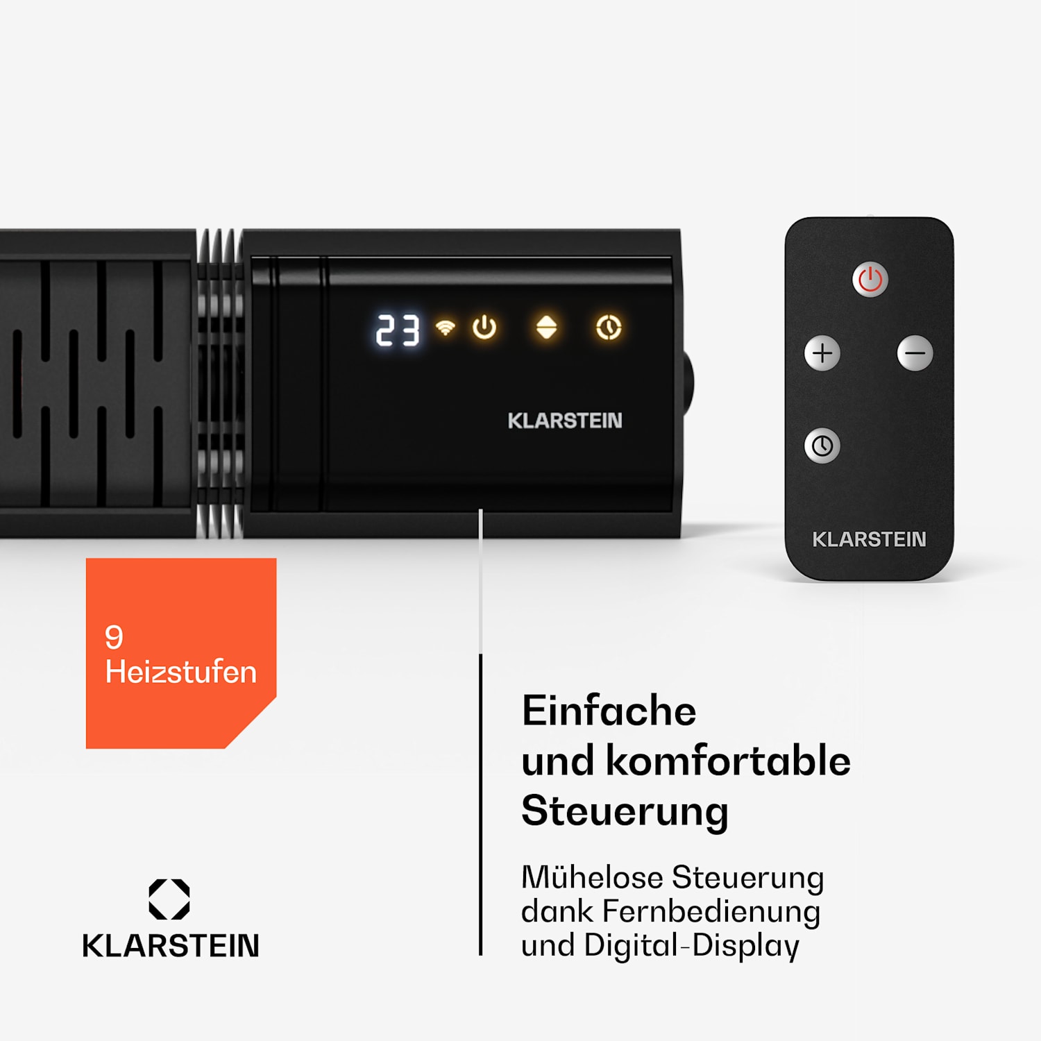 Phantom radiateur infrarouge mural | 2000 W | 15 m² | Puissant & fin | 84 cm x 10 cm 2000 W | Oui