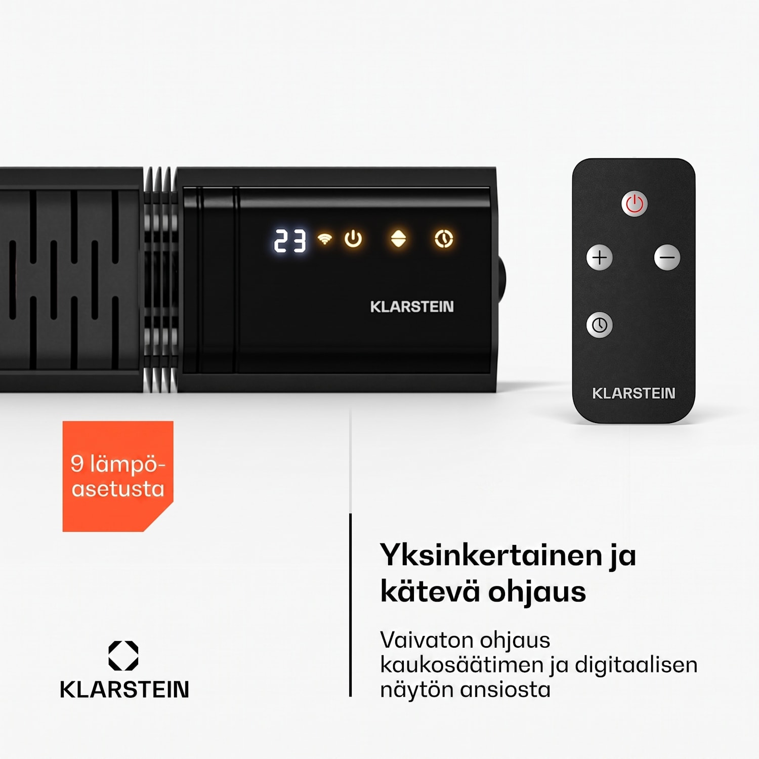Phantom infrapunalämmitin seinälle | 2000 W | 15 m² | Tehokas & kapea | 84 cm x 10 cm 2000 W | Kyllä