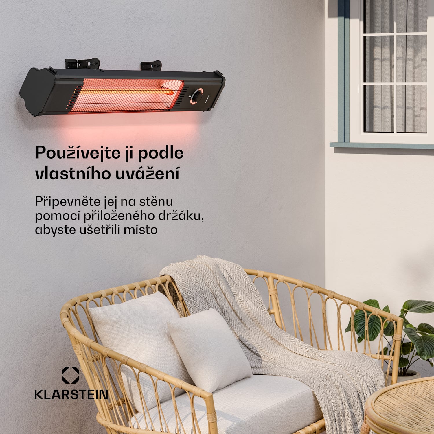 Infrazářič DualisHeat | 2000 W | 15 m² | Flexibilní | 105 cm x 25 cm 2000 W