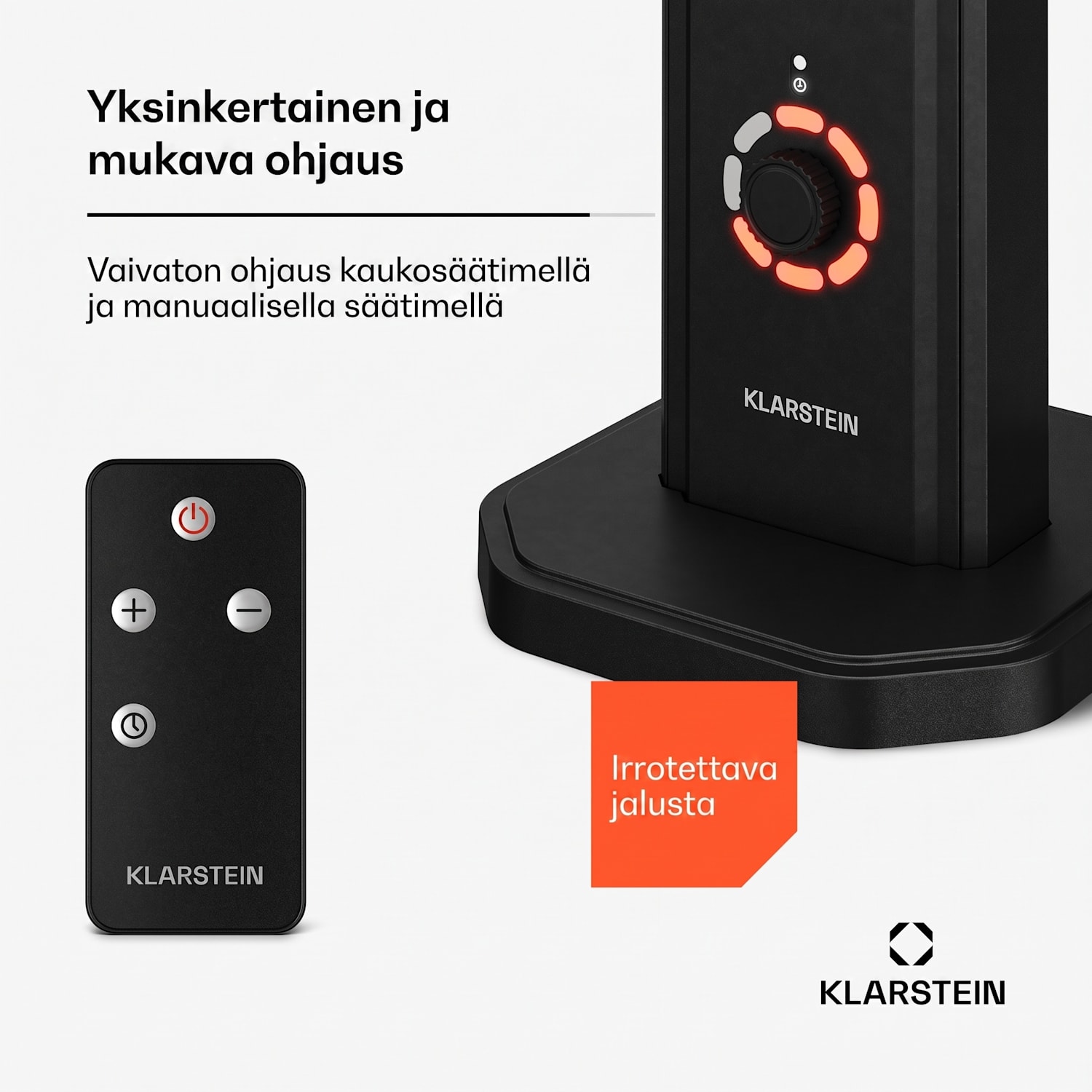 DualisHeat infrapunalämmitin seisomamalli | 2000 W | 15 m² | Joustava | 105 cm x 25 cm 2000 W